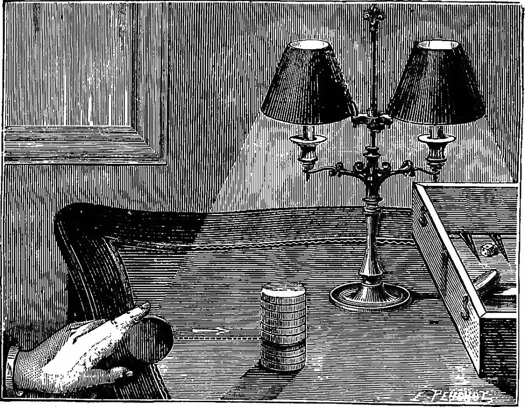 An illustration from Scientific amusements, 1890, leaf 35