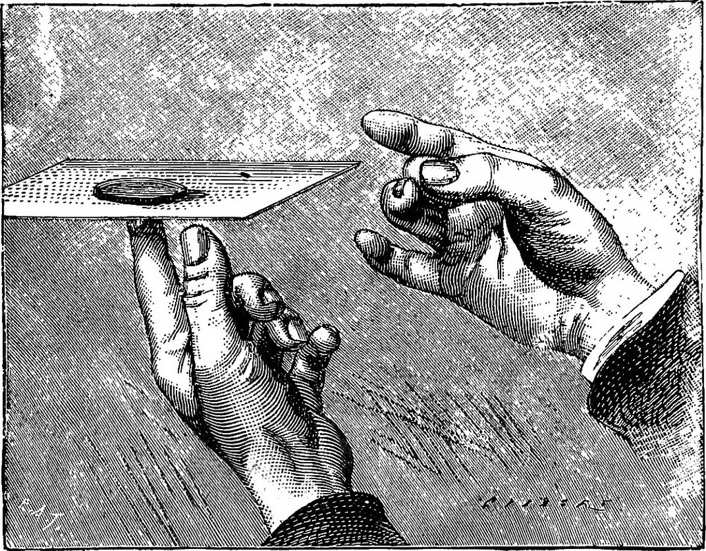 An illustration from Scientific amusements, 1890, leaf 36