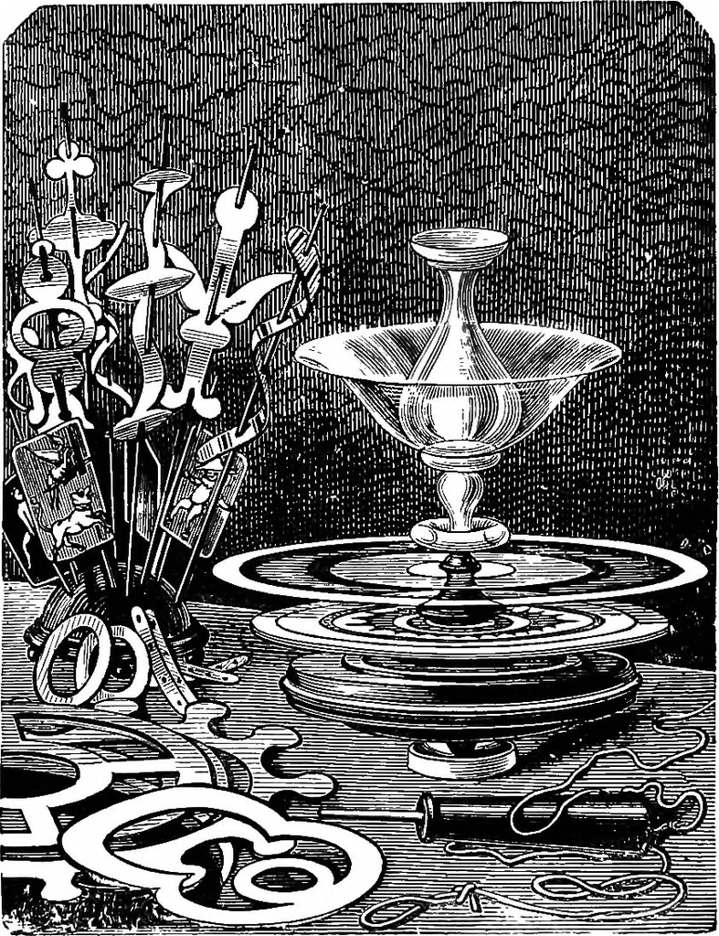 An illustration from Scientific amusements, 1890, leaf 445