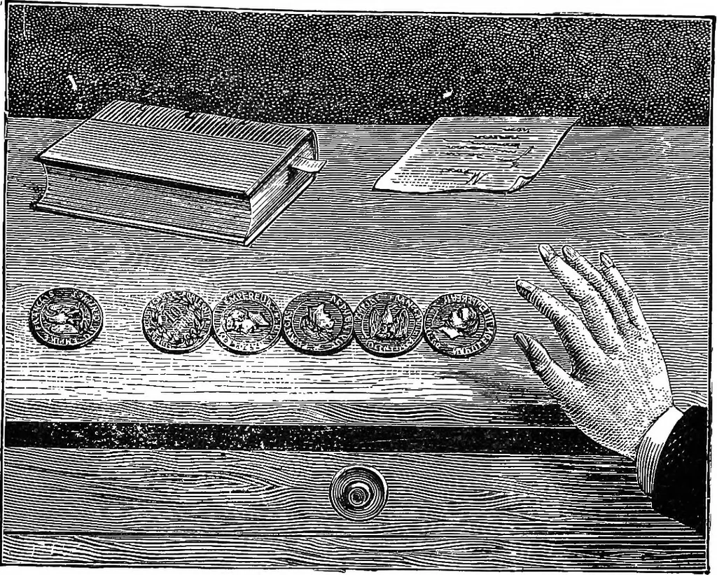 An illustration from Scientific amusements, 1890, leaf 614