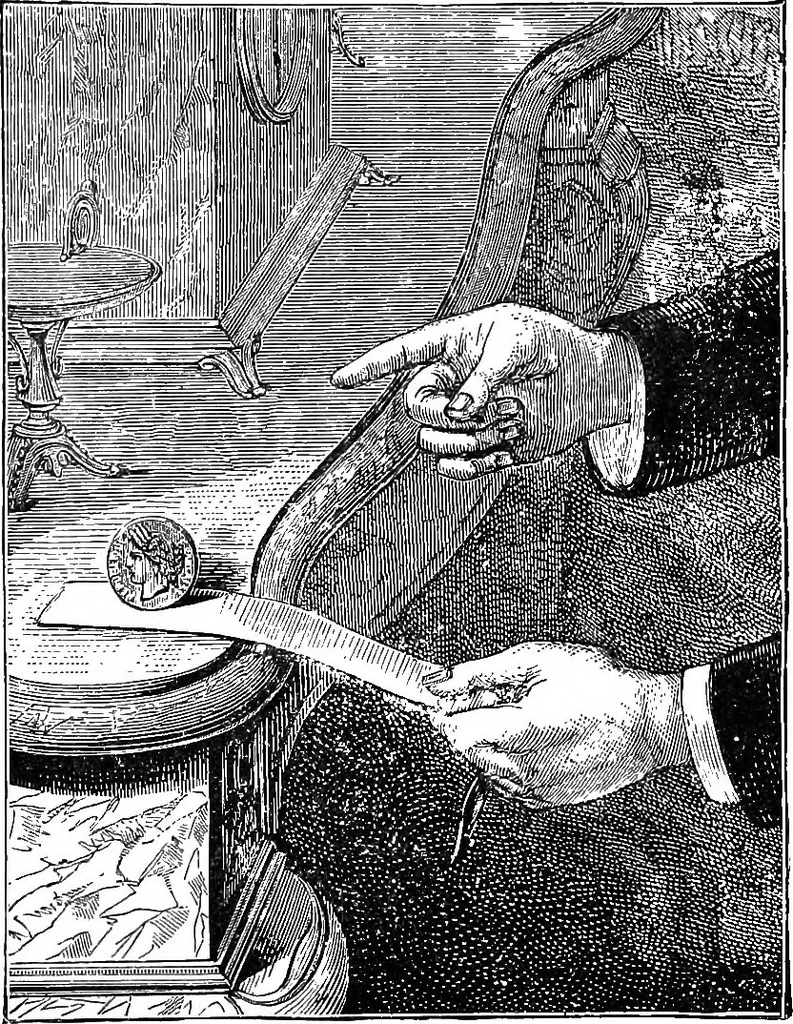 An illustration from Scientific amusements, 1890, leaf 620