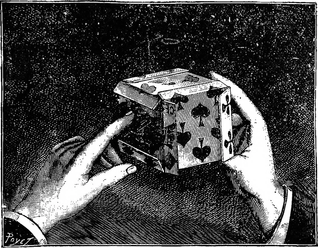 An illustration from Scientific amusements, 1890, leaf 68