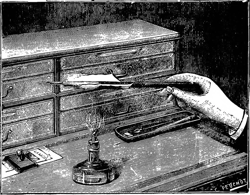 An illustration from Scientific amusements, 1890, leaf 86