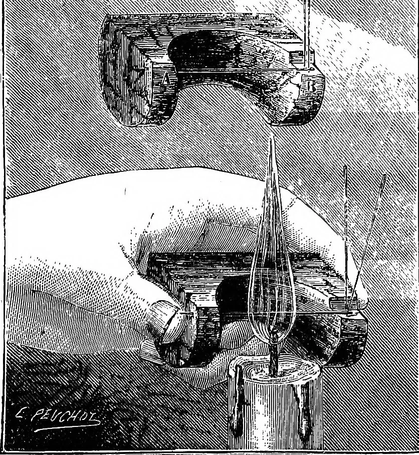 An illustration from Scientific amusements, 1890, leaf 88
