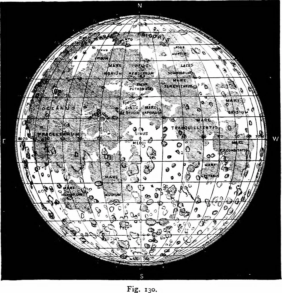 An illustration from The heavens above: a popular handbook of astronomy, 1882, leaf 133