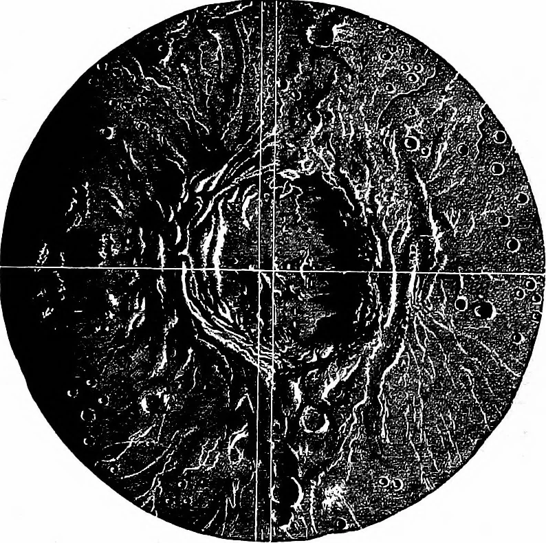An illustration from The heavens above: a popular handbook of astronomy, 1882, leaf 136