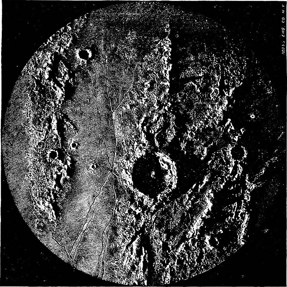 An illustration from The heavens above: a popular handbook of astronomy, 1882, leaf 142