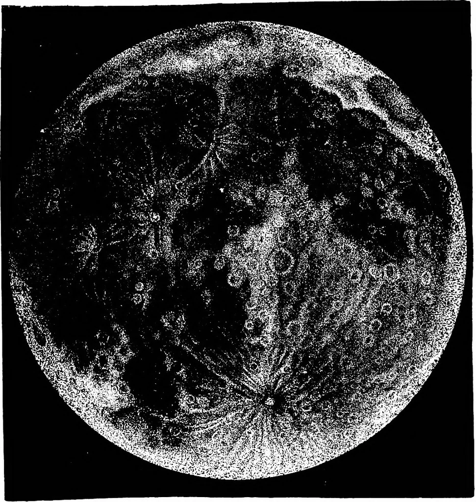 An illustration from The heavens above: a popular handbook of astronomy, 1882, leaf 147