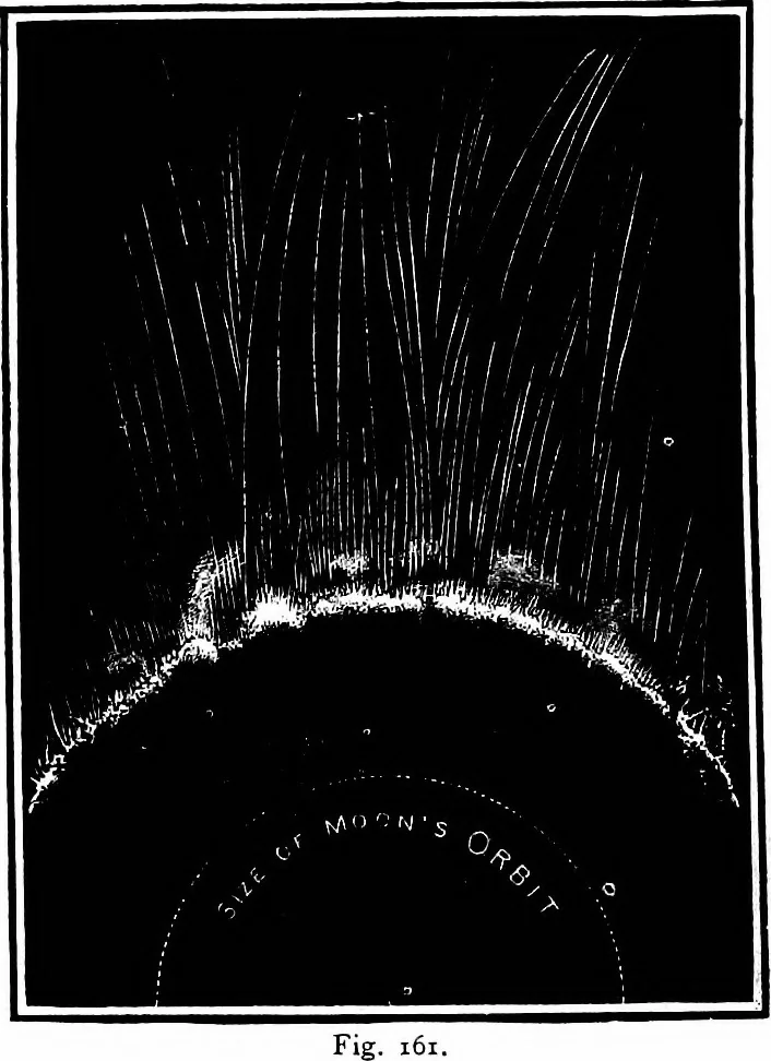 An illustration from The heavens above: a popular handbook of astronomy, 1882, leaf 169