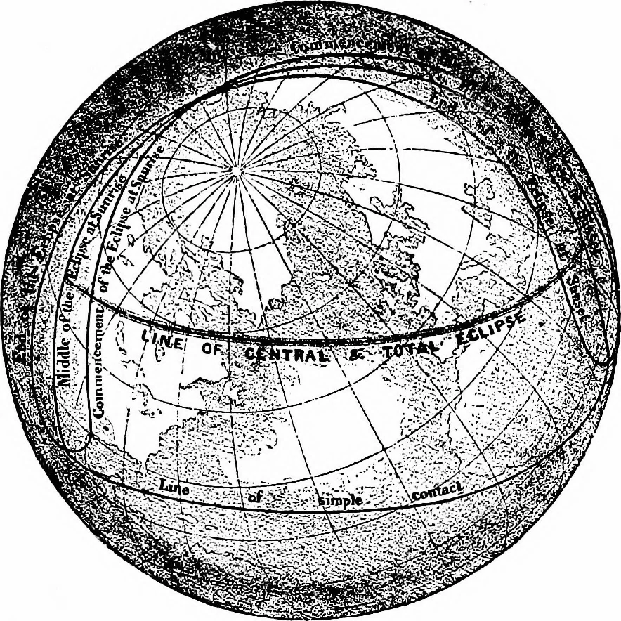 An illustration from The heavens above: a popular handbook of astronomy, 1882, leaf 242