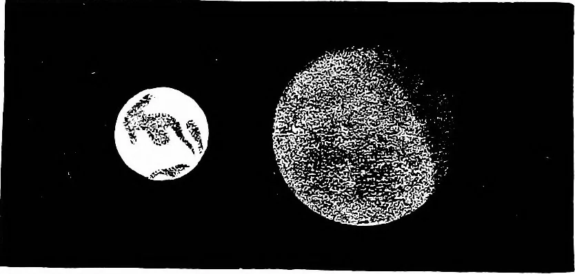 An illustration from The heavens above: a popular handbook of astronomy, 1882, leaf 259