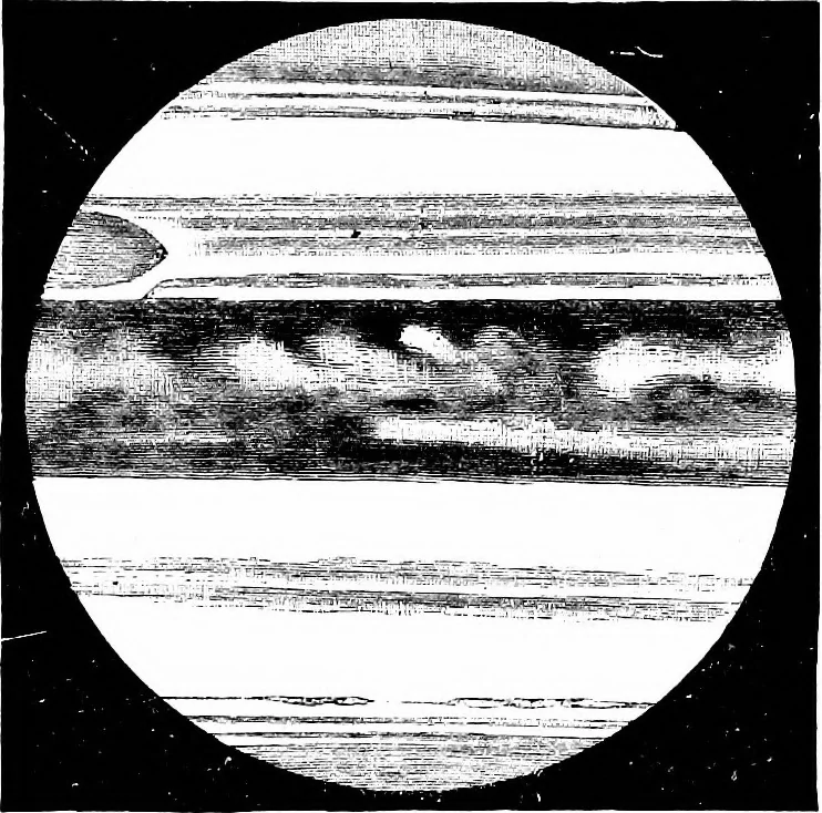 An illustration from The heavens above: a popular handbook of astronomy, 1882, leaf 276