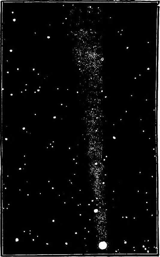 An illustration from The heavens above: a popular handbook of astronomy, 1882, leaf 309