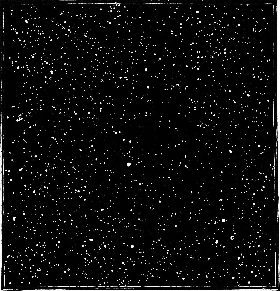 An illustration from The heavens above: a popular handbook of astronomy, 1882, leaf 351