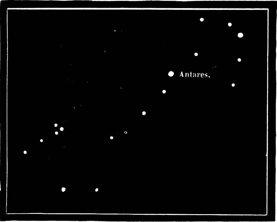 An illustration from The heavens above: a popular handbook of astronomy, 1882, leaf 374