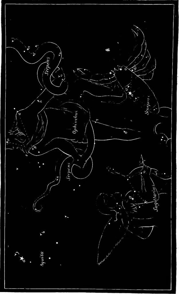 An illustration from The heavens above: a popular handbook of astronomy, 1882, leaf 375