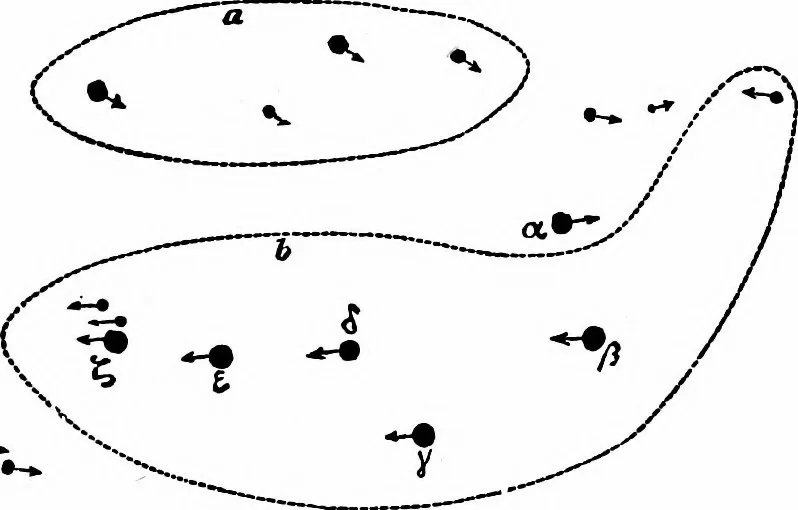An illustration from The heavens above: a popular handbook of astronomy, 1882, leaf 396