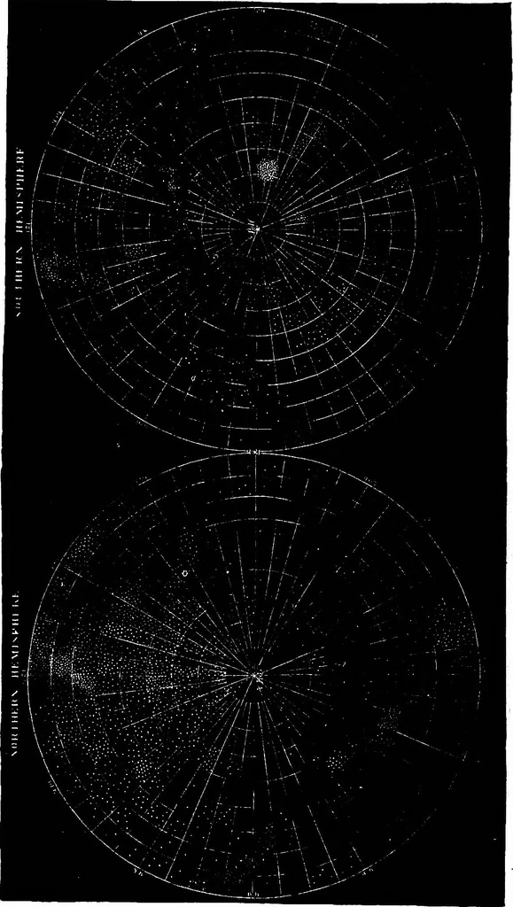 An illustration from The heavens above: a popular handbook of astronomy, 1882, leaf 415