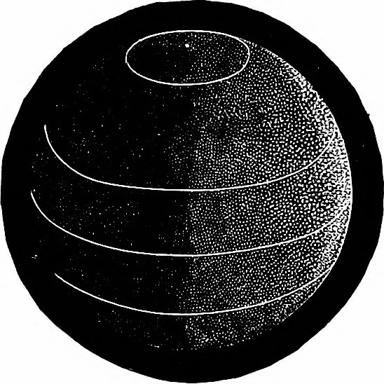 An illustration from The heavens above: a popular handbook of astronomy, 1882, leaf 77