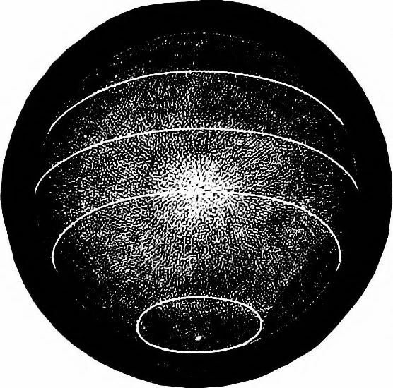 An illustration from The heavens above: a popular handbook of astronomy, 1882, leaf 80