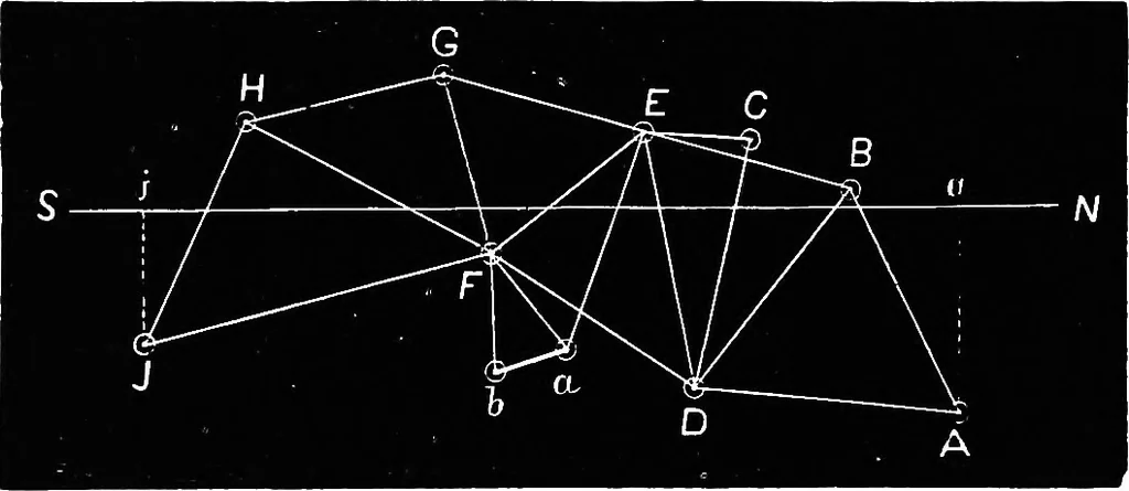An illustration from Astronomy for students and general readers, 1880, leaf 220
