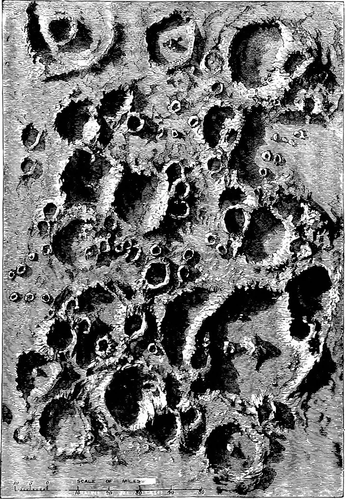 An illustration from Astronomy for students and general readers, 1880, leaf 350