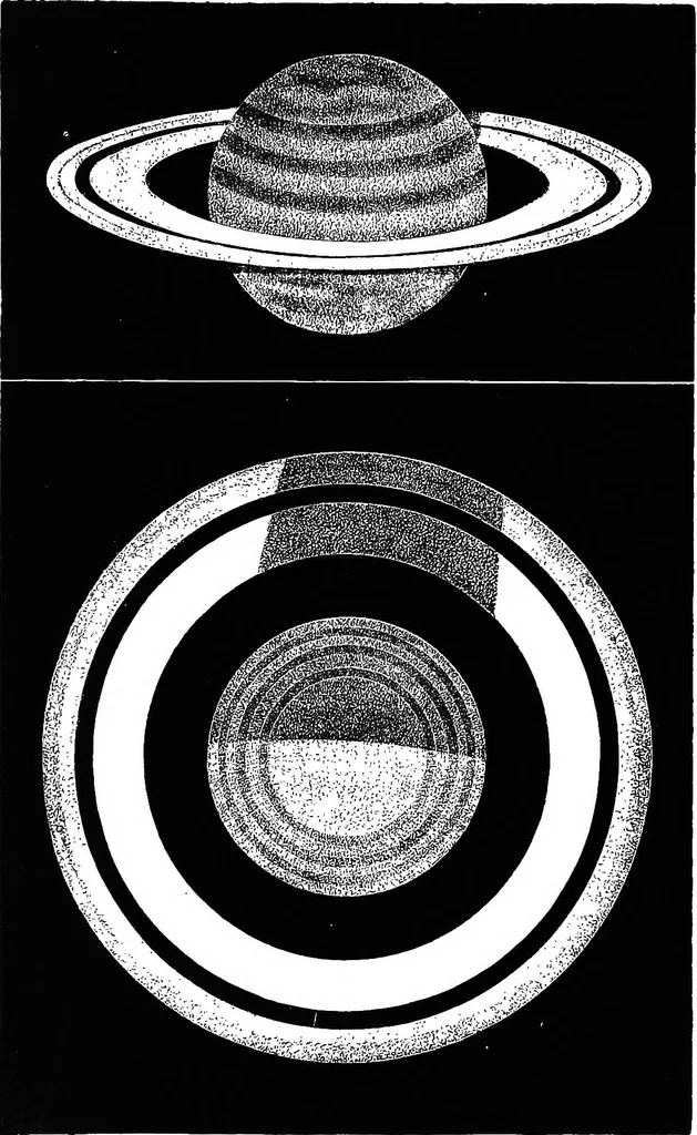 An illustration from Astronomy for students and general readers, 1880, leaf 376