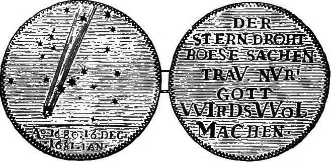 An illustration from Astronomy for students and general readers, 1880, leaf 427