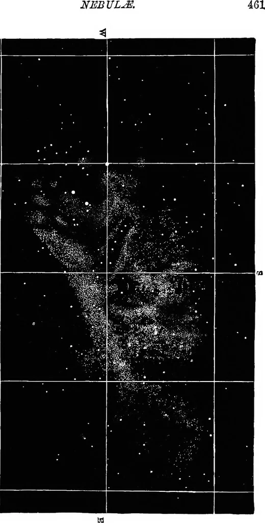 An illustration from Astronomy for students and general readers, 1880, leaf 482