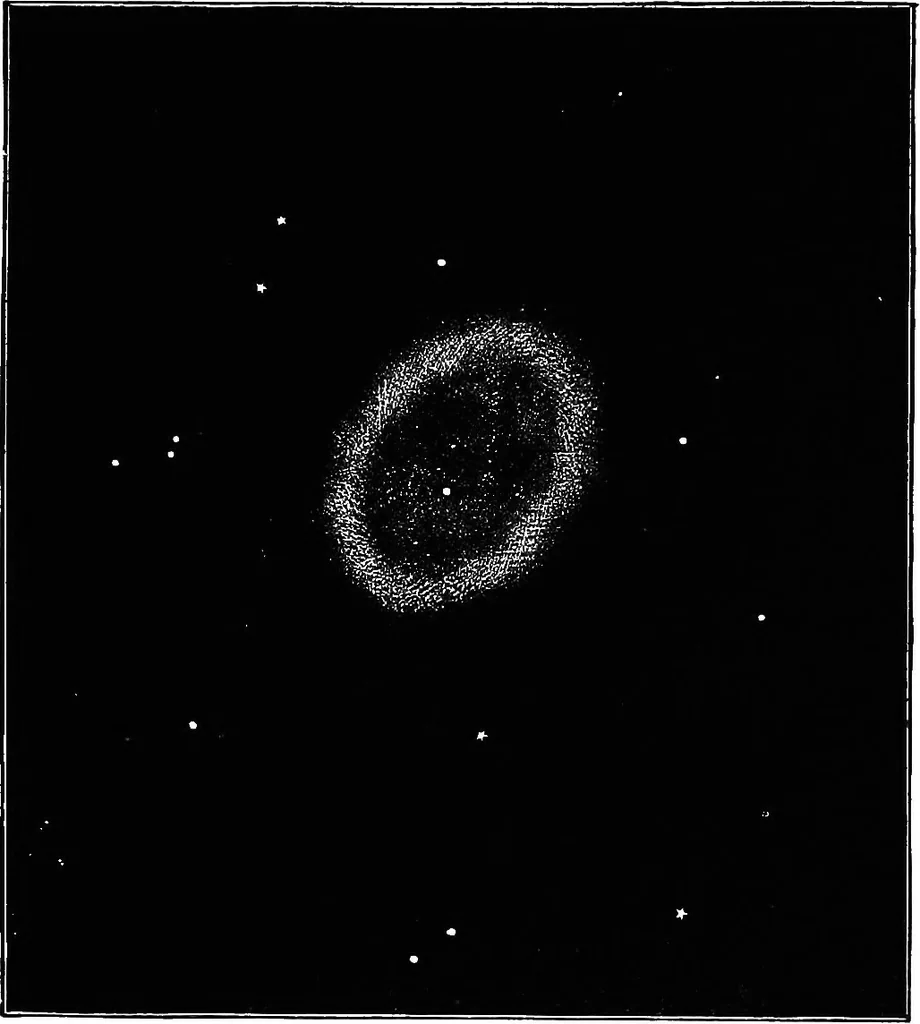 An illustration from Astronomy for students and general readers, 1880, leaf 484