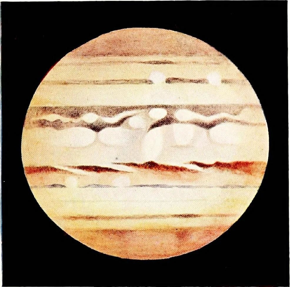An illustration from The heavens and their story, 1910, leaf 226