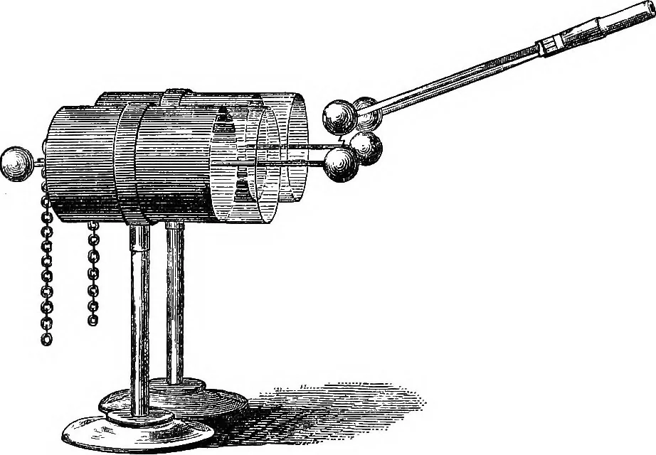 An illustration from Lectures on some recent advances in physical science with a special lecture on force, 1876, leaf 169