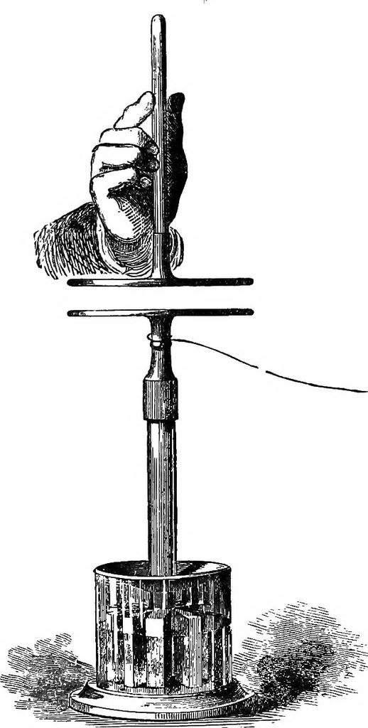 An illustration from Lectures on some recent advances in physical science with a special lecture on force, 1876, leaf 334