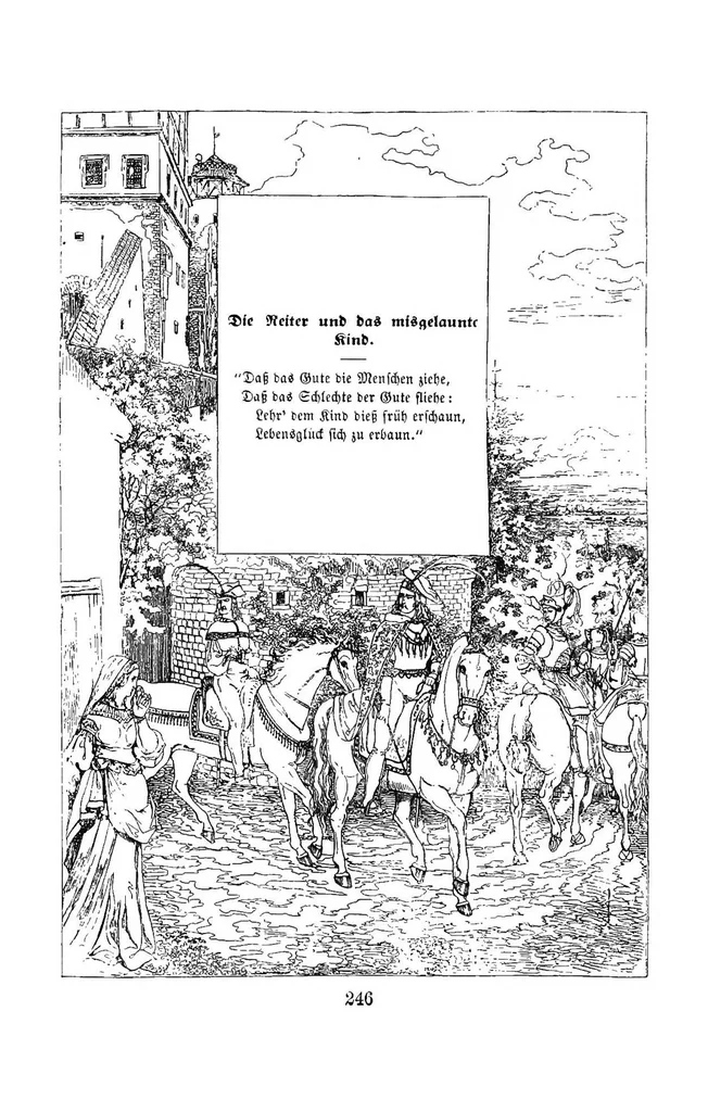 An illustration from The mottoes and commentaries of Friedrich Froebel's Mother play, 1895, leaf 275