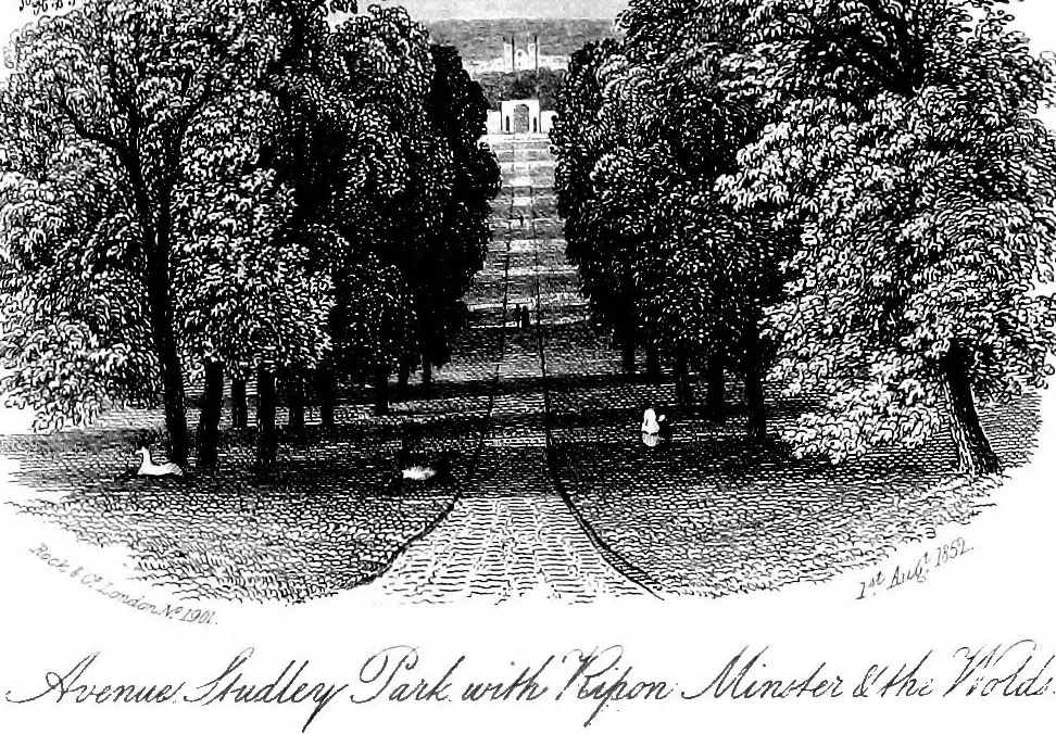 An illustration from Views of Ripon, 1854, leaf 10
