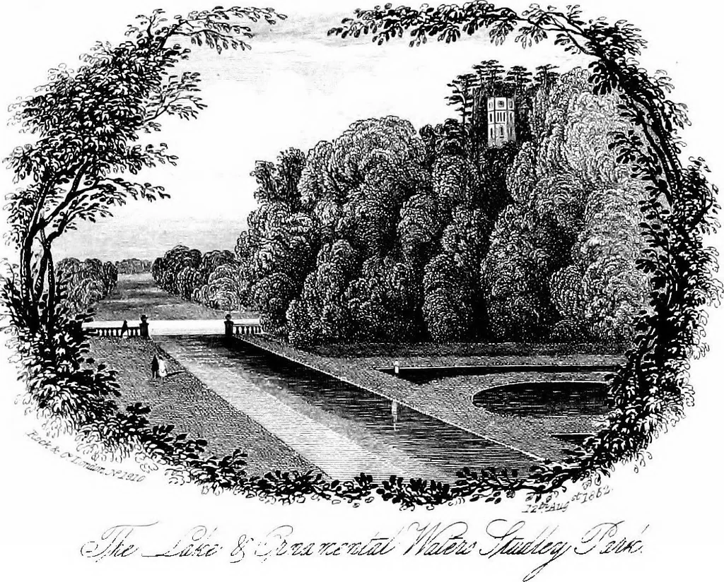 An illustration from Views of Ripon, 1854, leaf 12