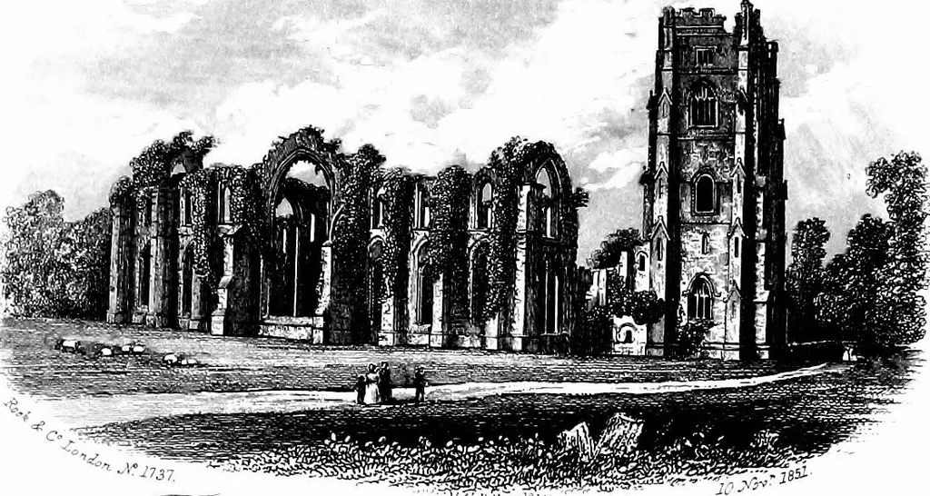 An illustration from Views of Ripon, 1854, leaf 14