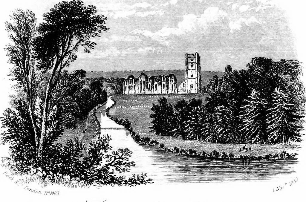 An illustration from Views of Ripon, 1854, leaf 8