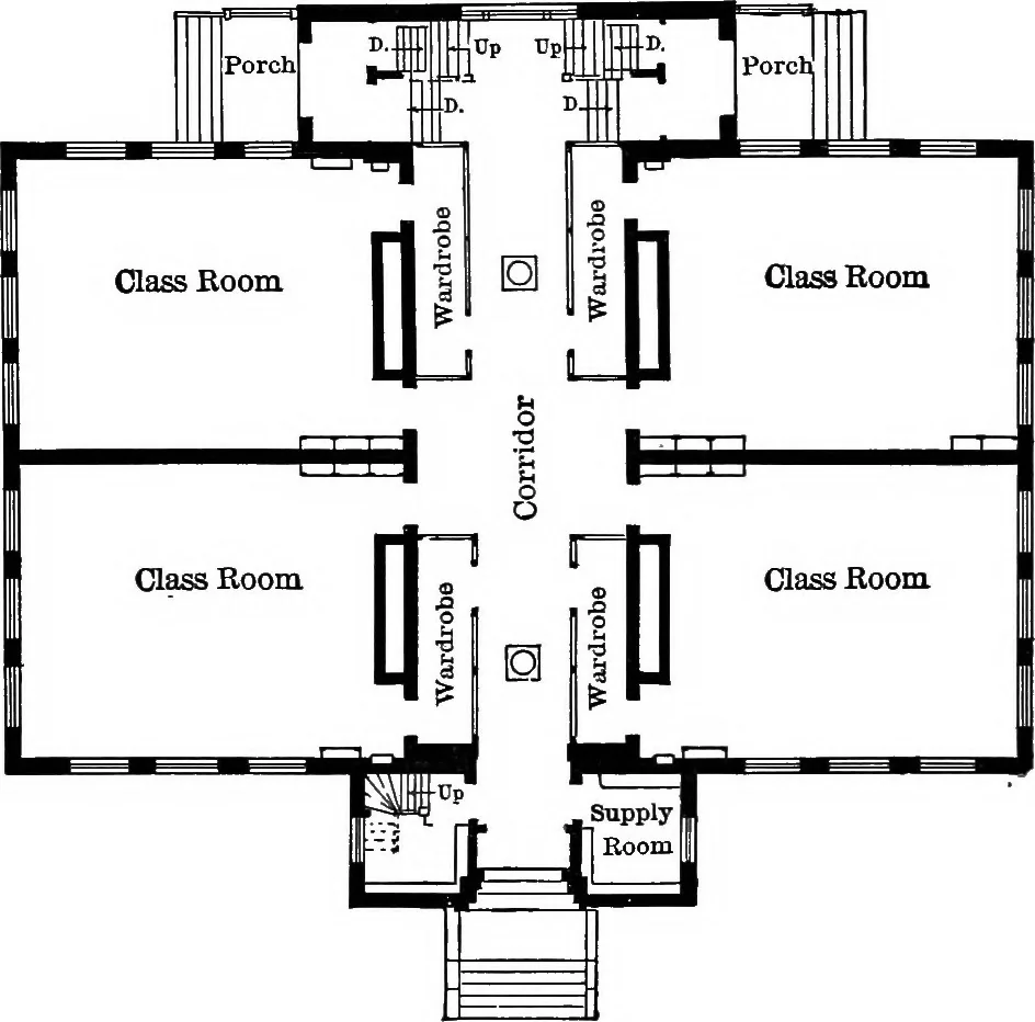 An illustration from The lighting of school-rooms; a manual for school boards, architects, superintendents and teachers, 1904, leaf 49