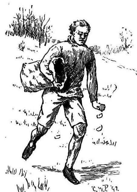 An illustration from The book of athletics and out-of-door sports : containing practical advice and suggestions from college team-captains and other amateurs, on foot-ball, base-ball, tennis, rowing, golf, sprinting, bicycling, swimming, skating, yachting, etc., 1895, leaf 125