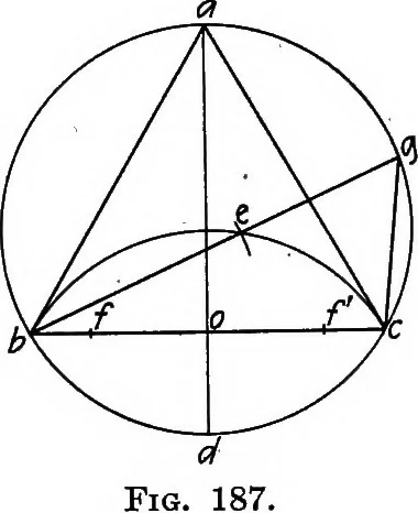 An illustration from Descriptive geometry, 1918, leaf 112