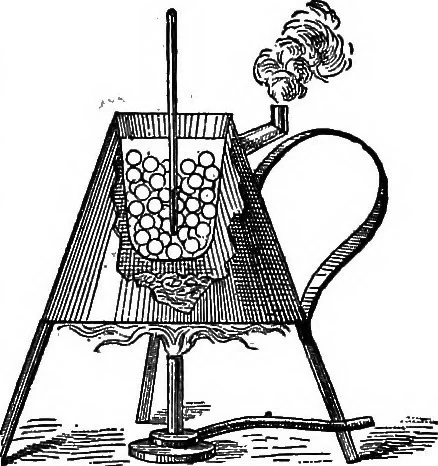 An illustration from A course of experiments in physical measurement, 1897, leaf 210