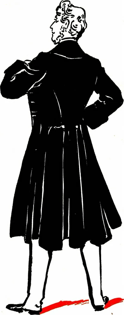 An illustration from The spring book of B. Kuppenheimer & Co. : illustrating a new century of clothing-radically different from the old-and incidentally depicting the more striking chances in men's wear during the past one hundred year, 1900, leaf 53