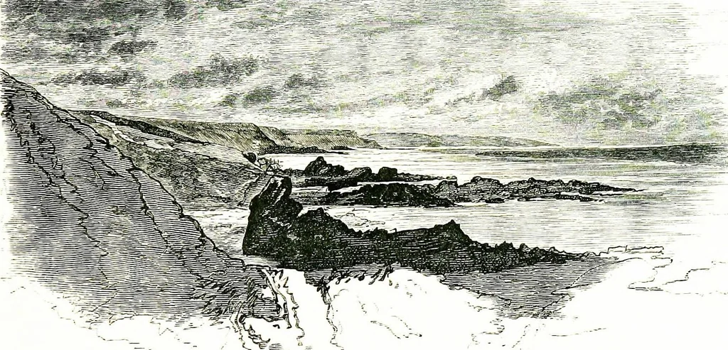 An illustration from The art of sketching from nature, 1871, leaf 104