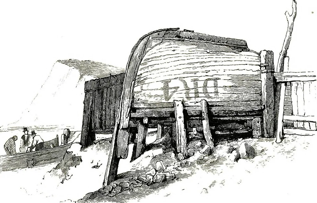 An illustration from The art of sketching from nature, 1871, leaf 107