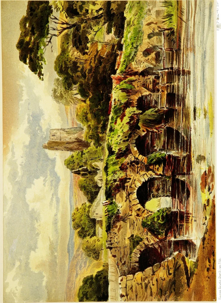 An illustration from The art of sketching from nature, 1871, leaf 132