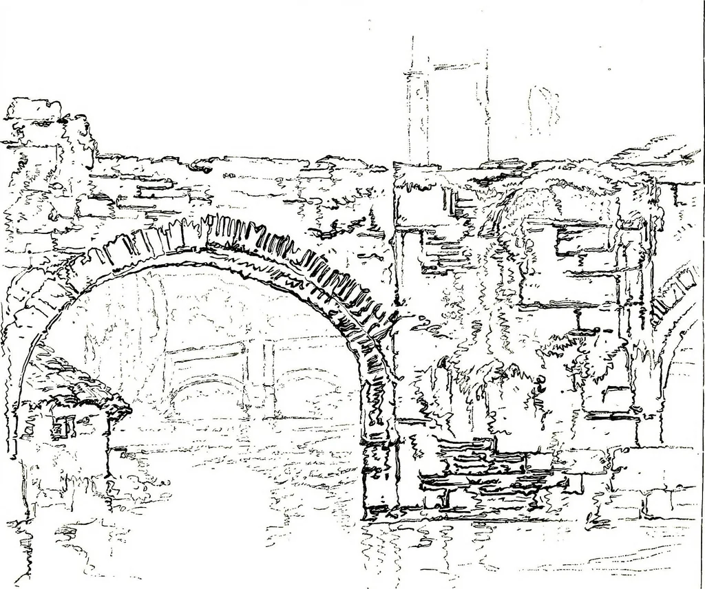 An illustration from The art of sketching from nature, 1871, leaf 139