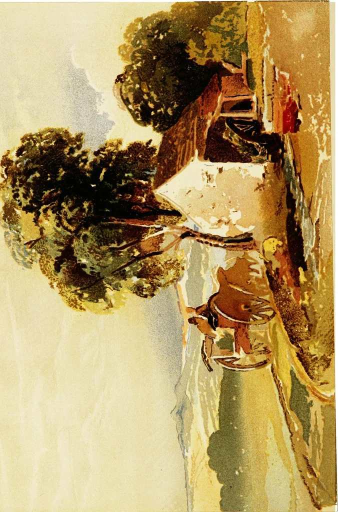 An illustration from The art of sketching from nature, 1871, leaf 153