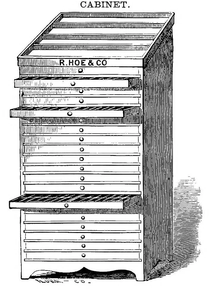 An illustration from Specimen book, 1867, leaf 586