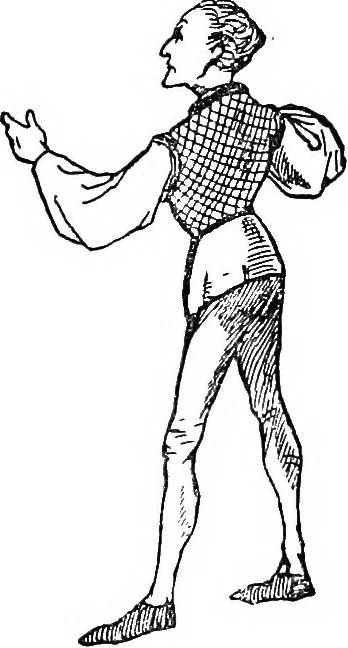 An illustration from English costume, 1906, leaf 121
